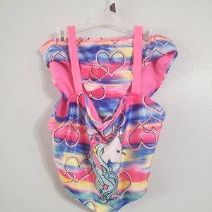 NWT Girls 2 Piece Swimsuit Size XXL/18